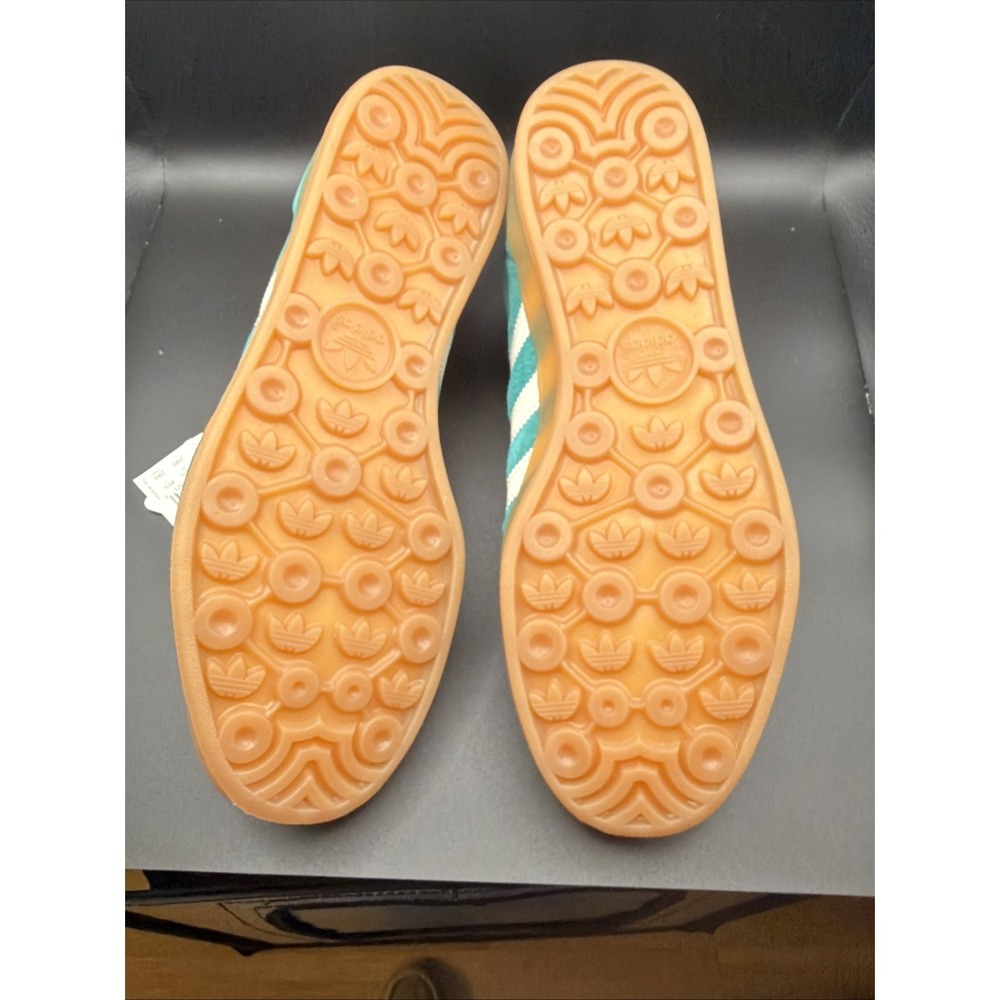 New Adidas Gazelle Indoor Shoes - Pure Teal (JQ8391) - Picture 6 of 9